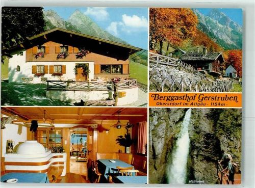Gerstruben Berggasthaus Gerstruben Hüttenstempel Hölltobel