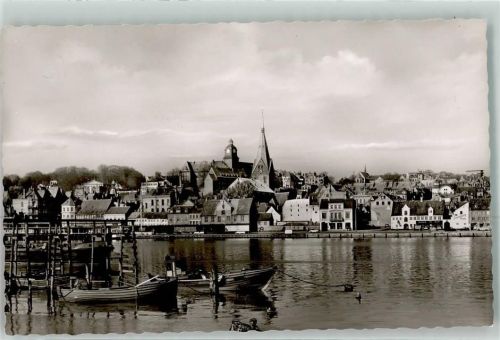 Flensburg Hafen mit St. Marienkirche und Altem Gymnasium