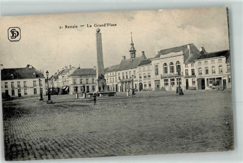Renaix 1915 la Grand Place