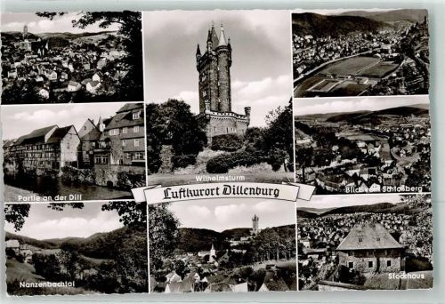 Dillenburg Wilhelmsturm Aussichtsturm Stockhaus An der Dill Schöning Karte