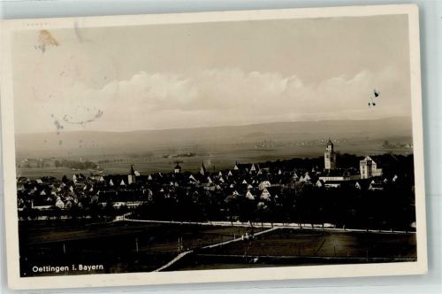 Oettingen 1921 Vogelschau