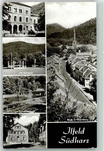 Ilfeld Krankenhaus Kurpark Gasthaus Gänseschnabel Schwimmbad