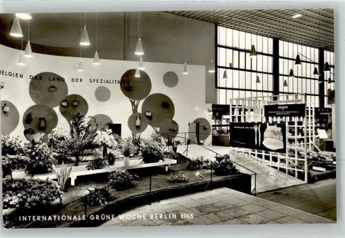Westend 1963 Grüne Woche Halle VI Pommern Ausstellung Belgien