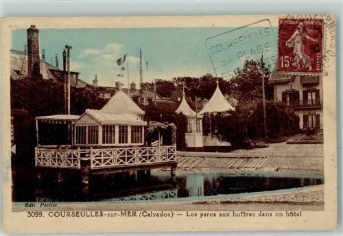 Courseulles-sur-Mer les parcs aux huitres dans un Hotel