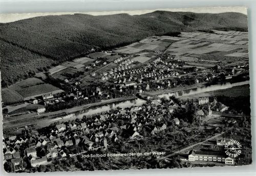 Bodenwerder Oberweser Fliegeraufnahme