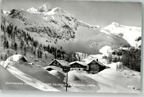 Tauern Schiparadies Radstädter Tauern Felseralm Grosswand 2440 m Schnee Winter