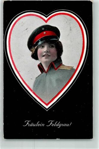 1916 Fräulein Feldgrau Uniform WB SS Nr.1020-VI Feldpost Bataillon 1 Infanterie Regiment