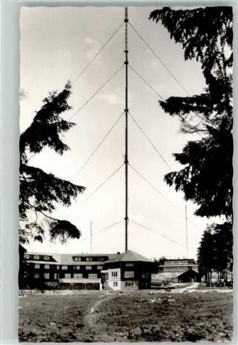 Torfhaus Jugendherberge und Sendehaus Sendemast