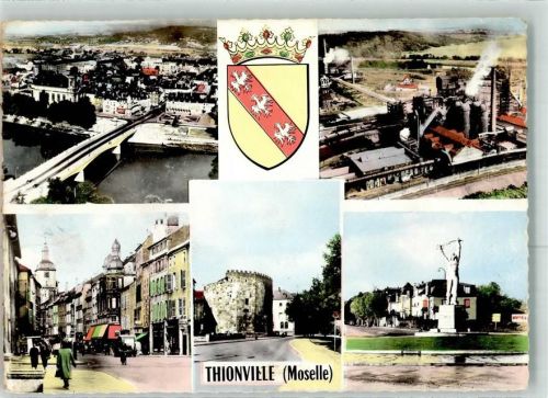 Thionville Kriegerdenkmal Wappen Fahrrad LKW