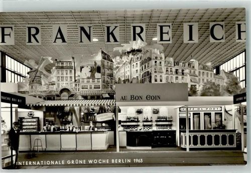 Westend 1963 Grüne Woche Halle VI Pommern Ausstellung Frankreich