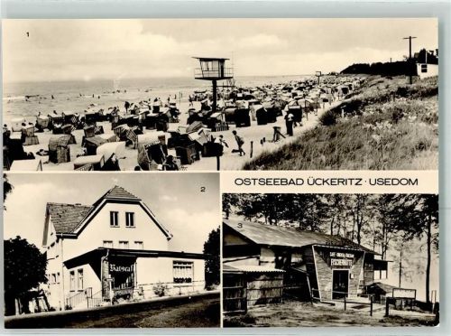 Ückeritz Strand Ratscafe Fischerhütte