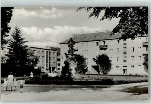 Rathenow Schleusenplatz mit Kurfürstendenkmal