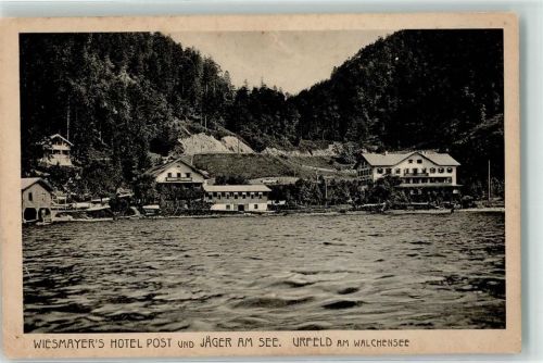 Urfeld 1924 Hotel Post Jäger am See