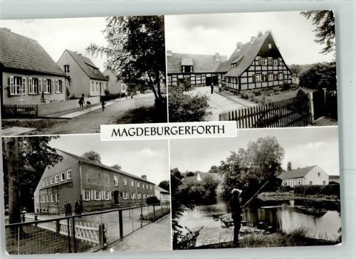 Magdeburgerforth Oberförsterei Betriebsberufschule f. Forstarbeiter Angler