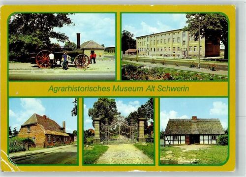Alt Schwerin Agrarhistorisches Museum Alte Lokomobile