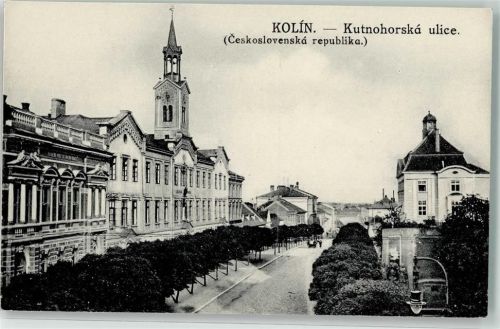Kolin Kutnohorska ulice Straße