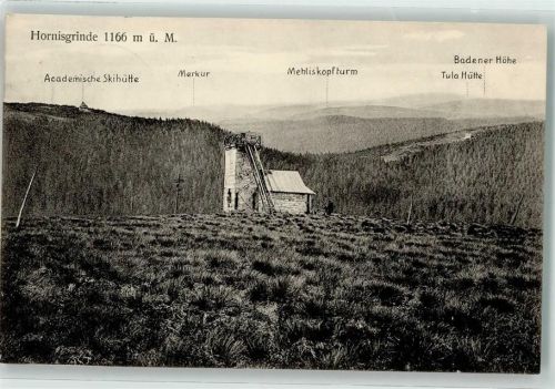 Sasbach 1911 Mehliskopfturm Merkur Hornisgrinde