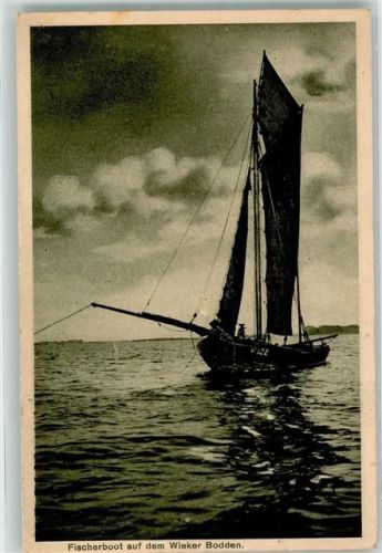 Wiek 1927 Fischerboot auf dem Wieker Bodden