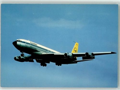 Intercontinental Jet Boeing 707-330B Werbung Foto Quelle