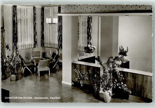 Bad Eilsen Sanatorium der Landesversicherungsanstalt Hannover Badehotel Vestibül