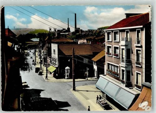 Freyming-Merlebach Rue Marechal Forch Litfaßsäule 2 CV