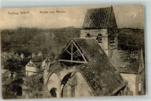02650 Mezy-Moulins 1914 - Kirche