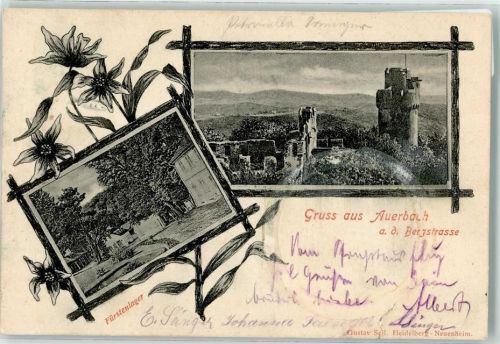 Auerbach Brugruine Fürstenlager Lilien