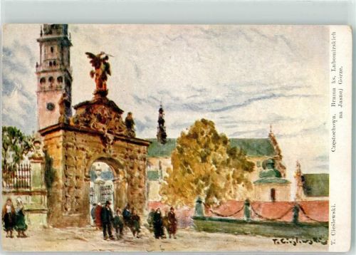 Tschenstochau Bergkloster Jasna Góra sign. Cieslewskiego