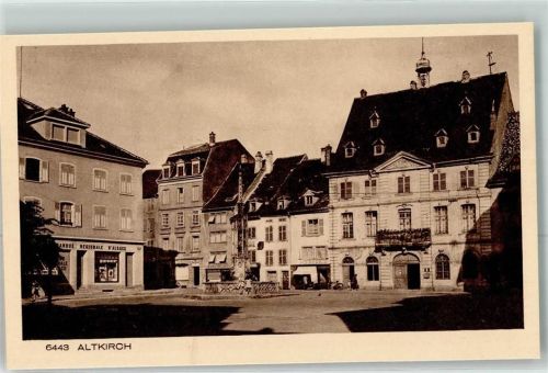 Altkirch Springbrunnen von Vierge Rathaus