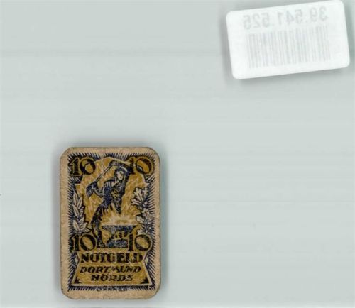 Dortmund 1920 Zehn Pfennig der Stadt u. Landkreise Dortmunf Hörde