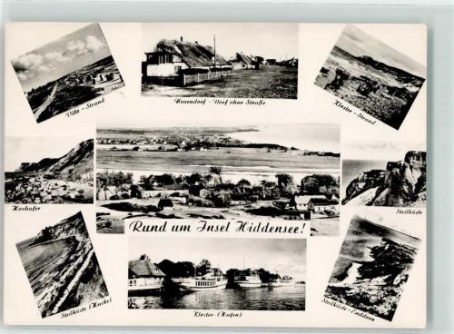 Insel Hiddensee Hafen Kloster Neuendorf Steilküste Enddorn