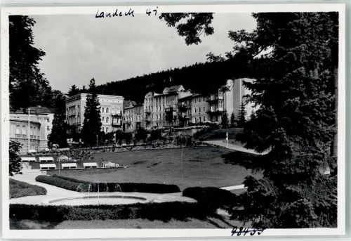 Bad Landeck Ort handschriftlich Kuranlagen