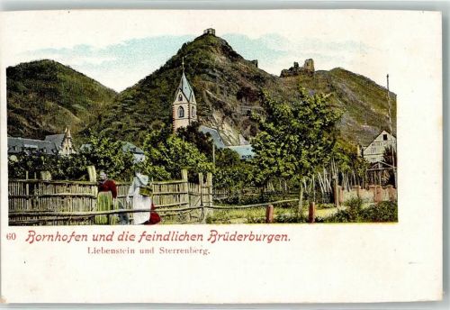 Kamp-Bornhofen die feindlichen Brüderburgen Liebenstein u. Sterrenberg