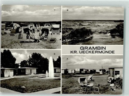 Grambin Strand Am Haff Urlaubersiedlung Haffblick des VEB Kraftverkehr Torgelow Campingplatz