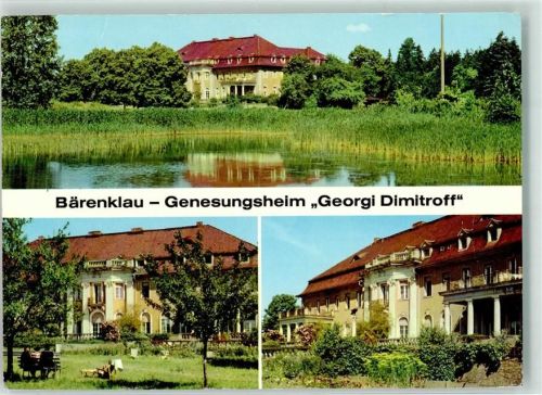 Bärenklau Genesungsheim Georgi Dimitroff
