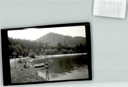 Waldfischbach-Burgalben Foto Original aus Archiv eines Ansichtskartenverlags Ort handschriftlich Clausensee