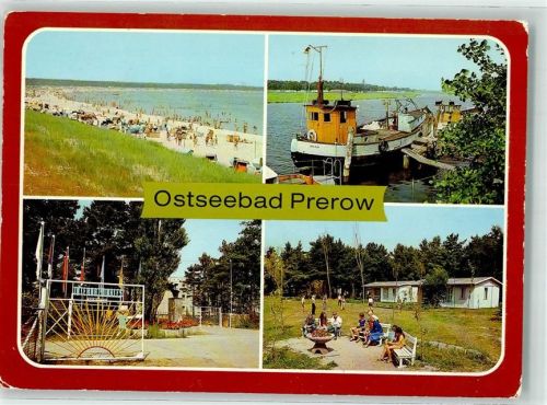 Ostseebad Prerow Strand Fischerboote Internationales Ferien- und Pionierlager Kim Il Sun VEB Bild und Heimat