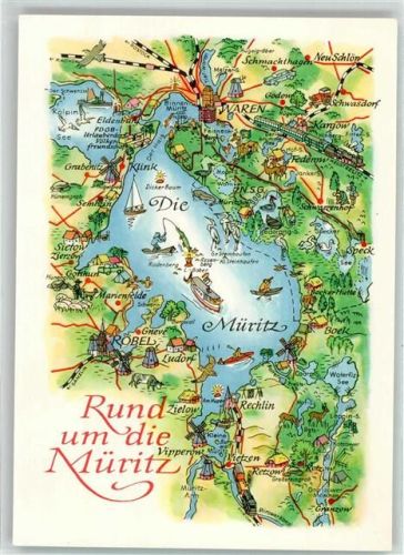 Waren Müritz Landkarte
