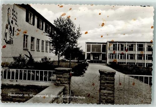 Hadamar Staatliche Glasfachschule Foto AK