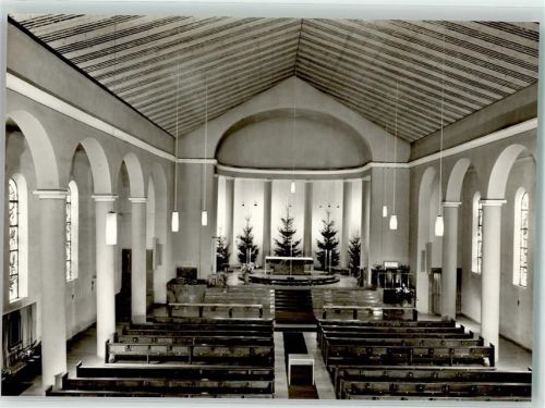 Jägersfreude Inneres der Kath. Pfarrkirche St. Hubertus