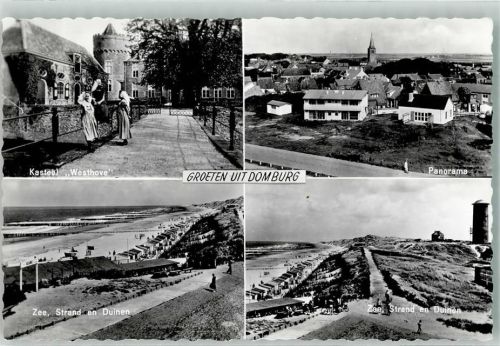 Domburg Schloss Westhove Schwimmbad Strand