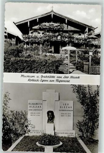 Rottach-Egern Grabmal und Museum Leo Slezag
