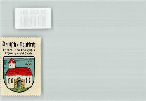 Deutsch-Neukirch Wappen Deutsch-Neukirch Preußen Provinz Oberschlesien Regierungsbezirk Oppeln