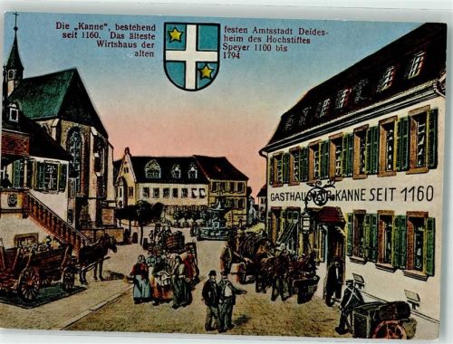 Deidesheim Repro Gasthaus zur Kanne