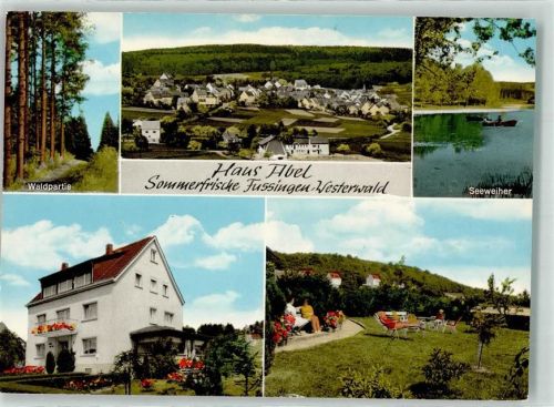 Fussingen Haus Abel Wald Seeweiher Ruderboot Garten Liegewiese Sommerfrische