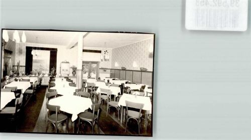 Burg Gasthaus Hotel zur Post Gaststube Foto Original aus Archiv eines Ansichtskartenverlags Ort handschriftlich