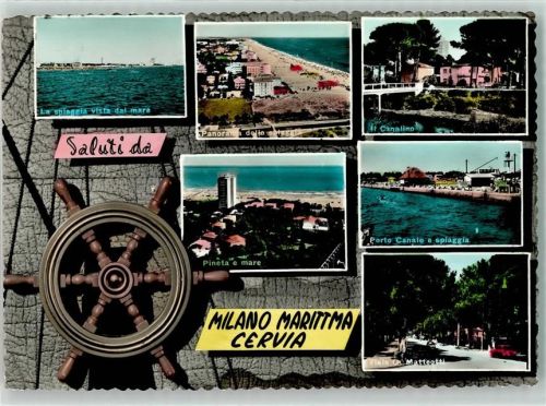 Cervia Hafen Kanal Schwimmbad Milano Marittima