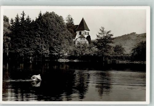 Murrhardt See u. Anlage Schwan Ort handschriftlich
