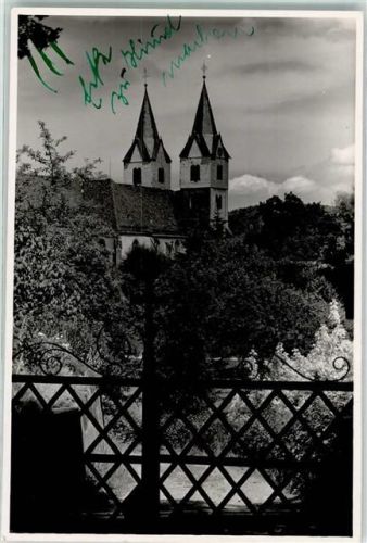 Murrhardt Foto Original aus Archiv eines Ansichtskartenverlags Kirche Ort handschriftlich