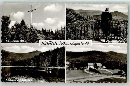 Achslach Klosterstein Gipfelkreuz Arbersee Kalteck
